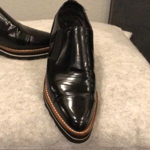 Vince black fashion loafers